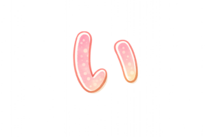 ひらがなの「い」
