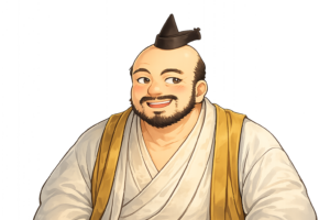肥前の熊と称された戦国大名・龍造寺隆信のイラスト｜歴史・無料素材（透過PNG・商用OK）