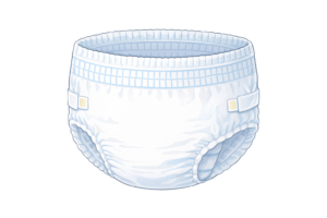 介護用紙パンツ（リハビリパンツ）のイラスト｜高齢者ケア・衛生用品素材（透過PNG・商用OK）