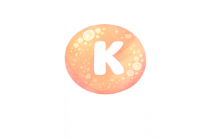 丸型の白抜きアルファベット文字のイラスト[K]