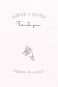 結婚報告はがきの定型テンプレート｜ウェディング挨拶カード素材（透過PNG・商用OK）💌
