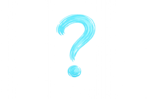 かすれ塗装風の記号イラスト文字[?]