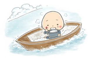 昔話シリーズ　その４　海の水はなぜからい