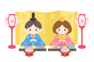 ひな祭り（桃の節句）のイラスト｜春の伝統行事・雛人形イベント素材（透過PNG・商用OK）