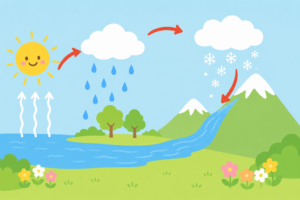 水はどう作られ、どこへ行く？水が循環する仕組み
