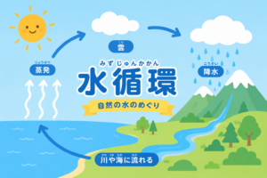 水はどう作られ、どこへ行く？水が循環する仕組み