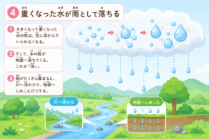 どうして雨は降るの？雲のひみつと水の大冒険！