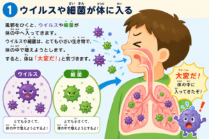 どうして熱が出るの？体の中のふしぎを見てみよう！