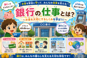 銀行（ぎんこう）の仕事ってなに？