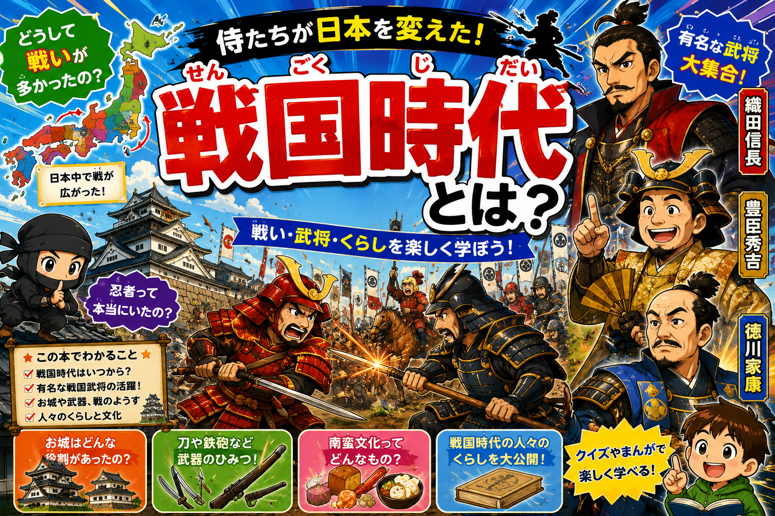日本中が戦い！？戦国時代のすごい歴史