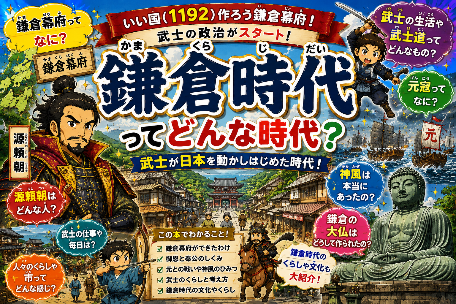 鎌倉時代（かまくらじだい）ってどんな時代？