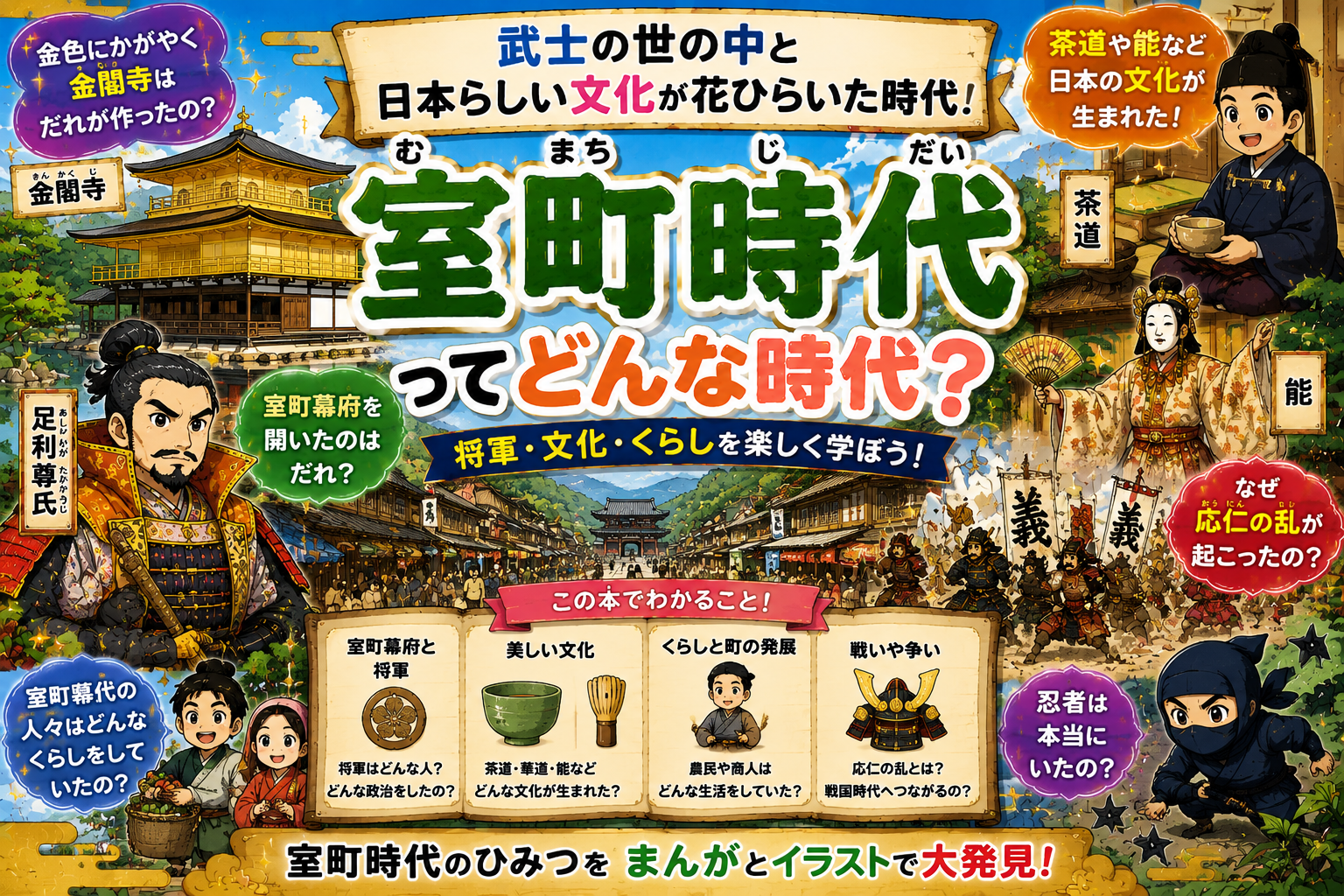 室町時代（むろまちじだい）ってどんな時代？