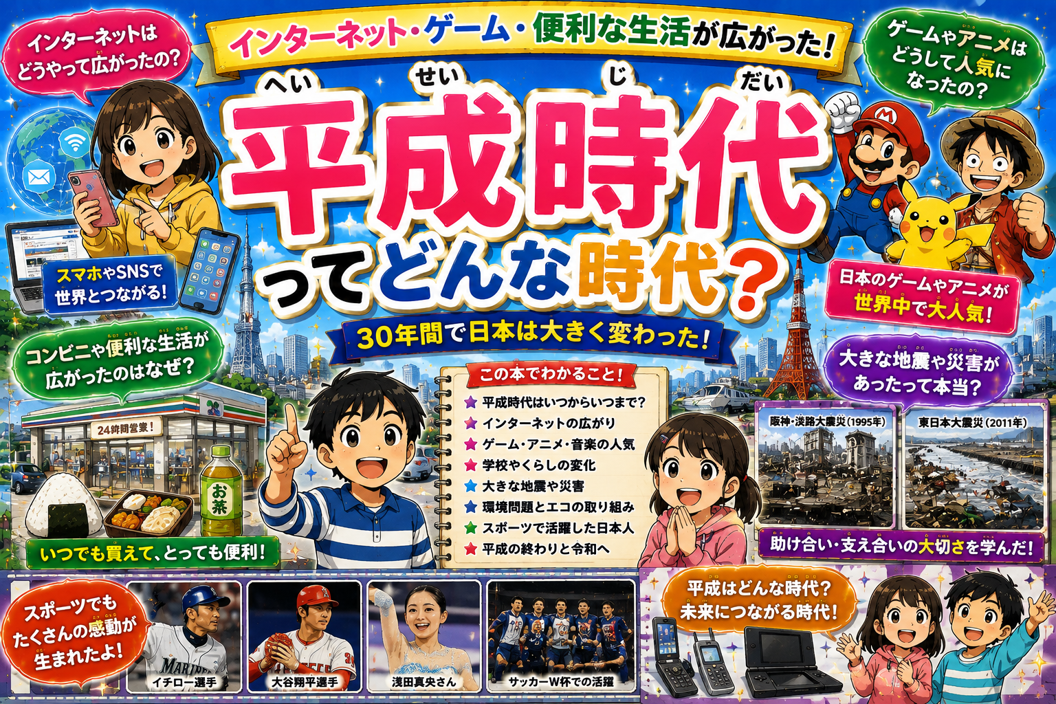 平成時代（へいせいじだい）ってどんな時代？