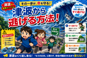 小学生でもできる！津波から身を守ろう