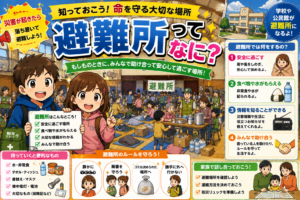 避難所ってどんな場所？みんなの安心教室