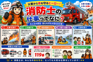 火事から命を守る！消防士のお仕事図鑑