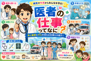 お医者さんって何するの？ひみつ大発見！