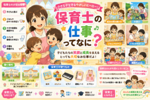 小さな子を守る！保育士さんのお仕事