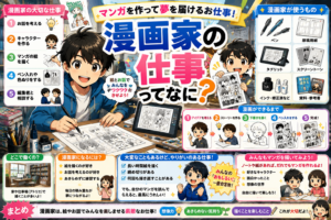 マンガを作る人！漫画家のお仕事図鑑