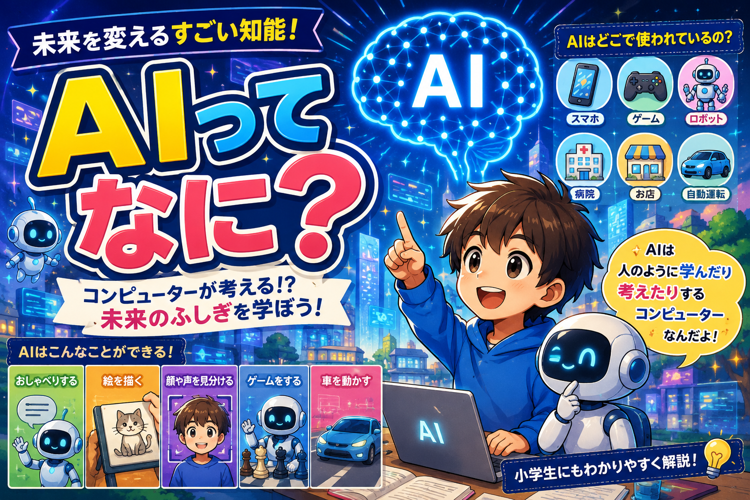 AIってなに？未来のコンピューター大研究