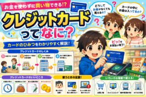 クレジットカードって何？お金のひみつ！