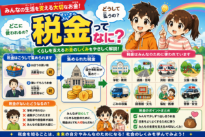 税金ってなに？お金のしくみ大研究！