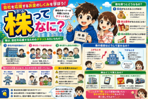 株ってなに？会社を応援するお金！