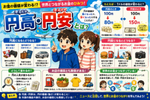 円高・円安ってなに？お金の秘密！
