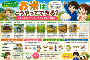 お米はどうやってできるの？大研究！