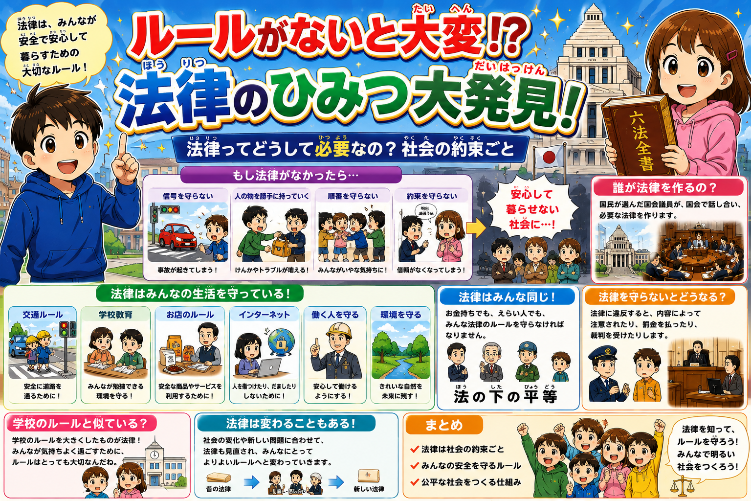 法律ってどうして必要なの？社会の約束ごと