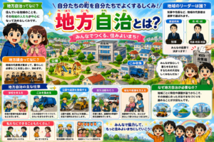 町や市は誰が動かす？地方自治のひみつ！