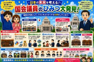 日本の未来を考える！国会議員のひみつ大発見！