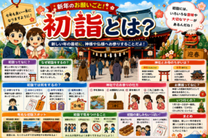 新年のお願いごと！初詣のひみつ大発見！