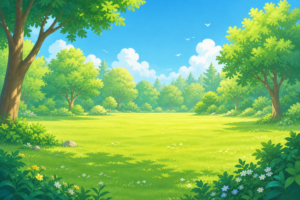 戦闘シーン向けの森の背景イラスト｜ゲーム・物語演出に使える森林素材（透過PNG・商用利用可）