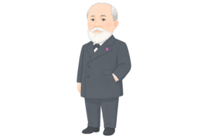 初代内閣総理大臣・伊藤博文のイラスト｜明治時代・日本史人物素材（透過PNG・商用OK）