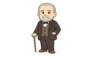 初代内閣総理大臣・伊藤博文のイラスト｜明治時代・日本史人物素材（透過PNG・商用OK）