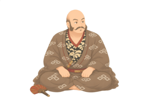 甲斐の戦国武将・武田信玄のイラスト｜日本史・歴史人物素材（透過PNG・商用OK）