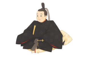 室町幕府を開いた将軍・足利尊氏のイラスト｜日本史・歴史人物素材（透過PNG・商用OK）