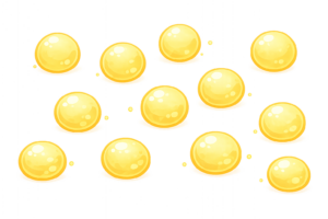 脂肪が分解されるイメージのイラスト｜代謝・リポリシス・ダイエット素材（透過PNG・商用OK）