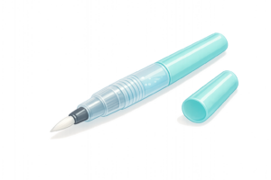 水を内蔵できる水筆（ウォーターブラシ）のイラスト｜水彩画・書道用画材素材（透過PNG・商用OK）  投稿文章（SEO强化版）