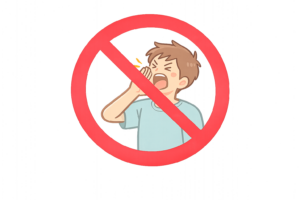大声禁止マークのイラスト｜静かにを伝える注意喚起フリー素材（透過PNG・商用利用OK）