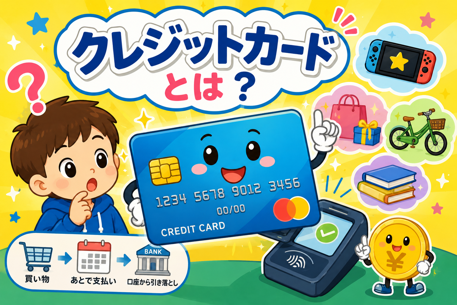 お金なしで買える！？カードのひみつ！
