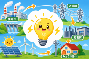 コンセントの電気はどこから来るの？大調査！