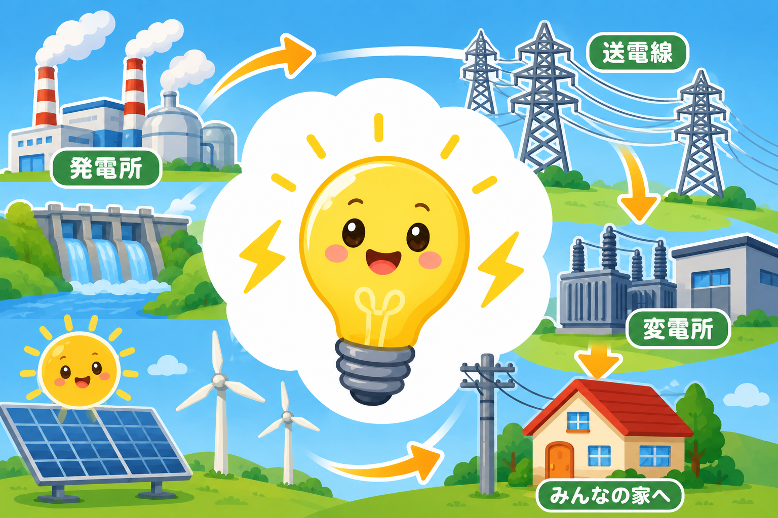 コンセントの電気はどこから来るの？大調査！