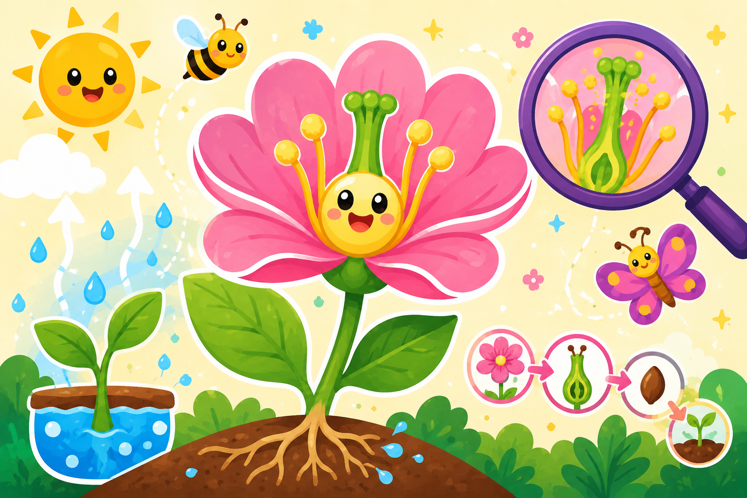 きれいだけじゃない！？花のひみつ大発見！