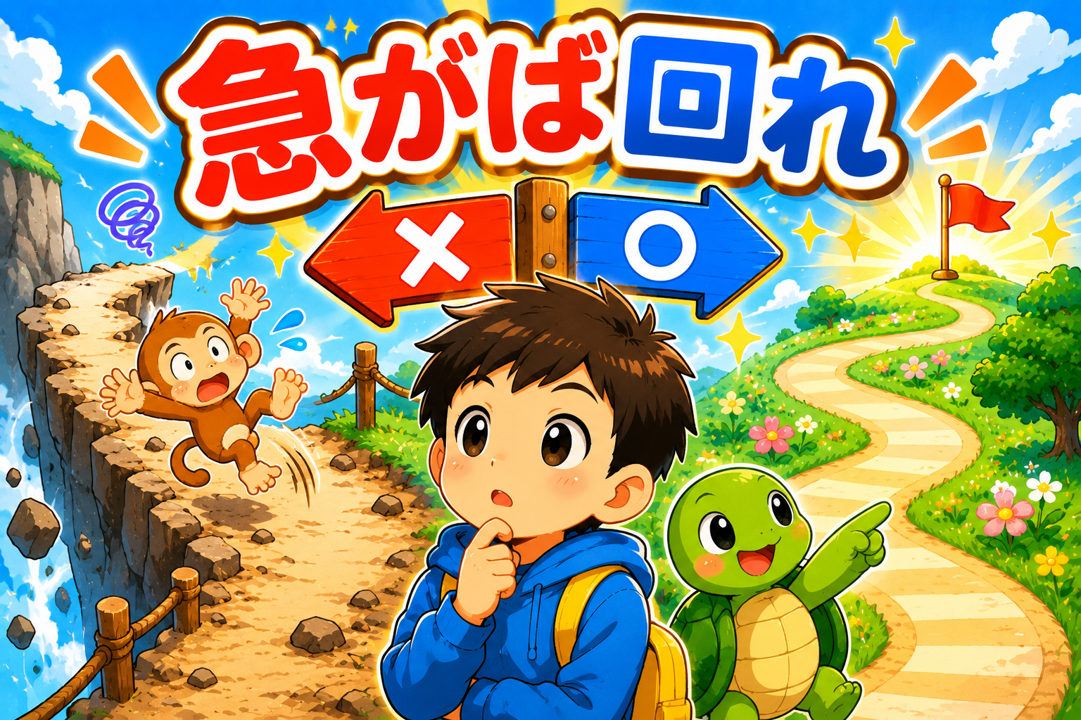 急がないほうが早い！？急がば回れのひみつ！