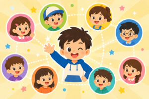 友だちいっぱい！顔が広い人のひみつ！