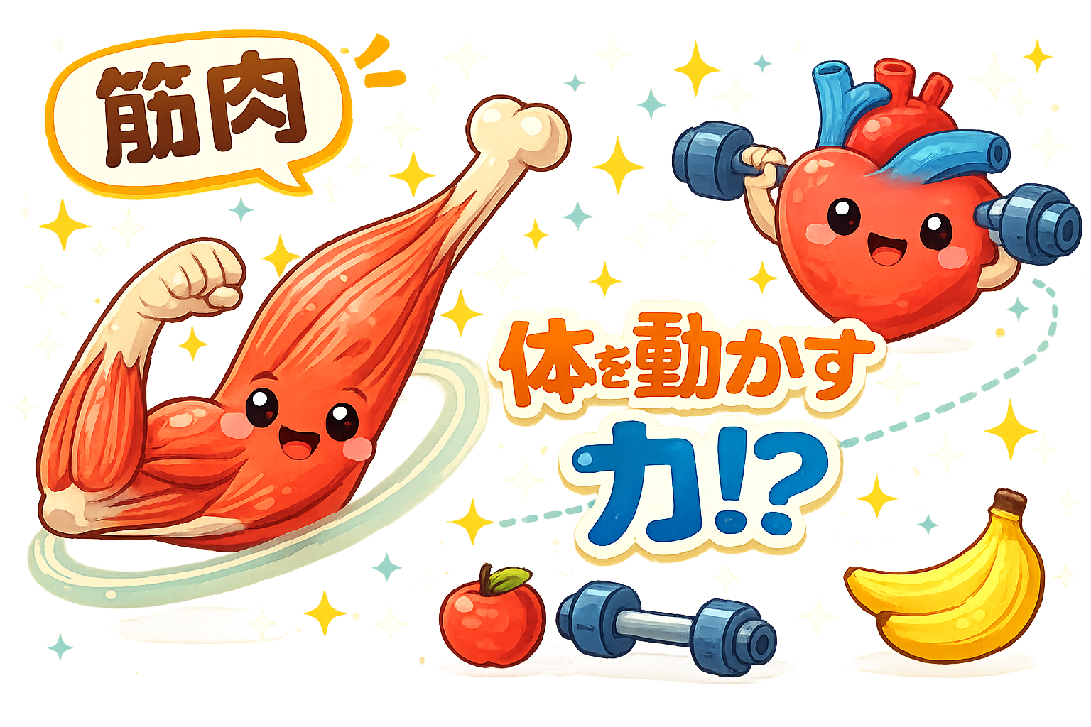 体を動かす力！？筋肉のひみつ大発見！