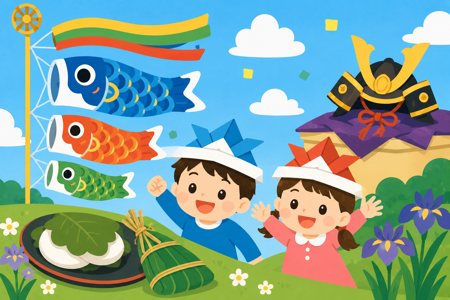 元気に大きくなろう！こどもの日のひみつ！