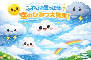 ふわふわ雲の正体！？空のひみつ大発見！